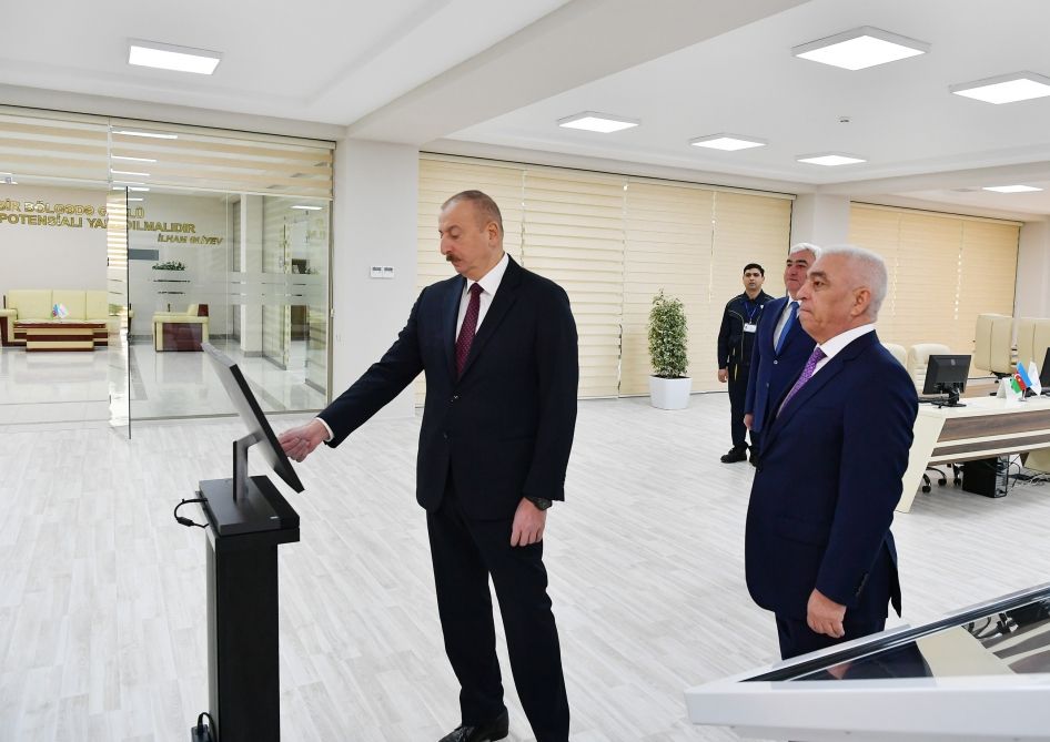 Azerbaijani president attends opening of Dubandi power sub-station (PHOTO)