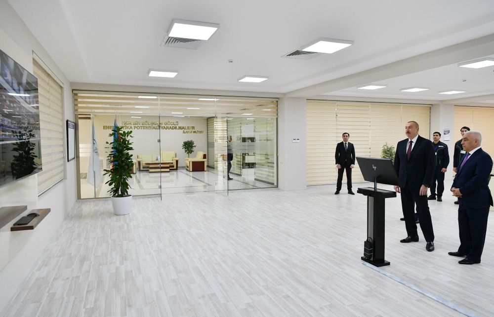 Azerbaijani president attends opening of Dubandi power sub-station (PHOTO)