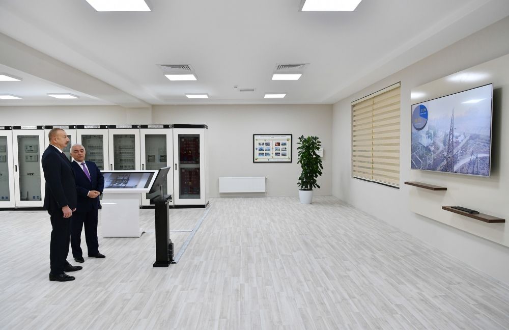 Azerbaijani president attends opening of Dubandi power sub-station (PHOTO)