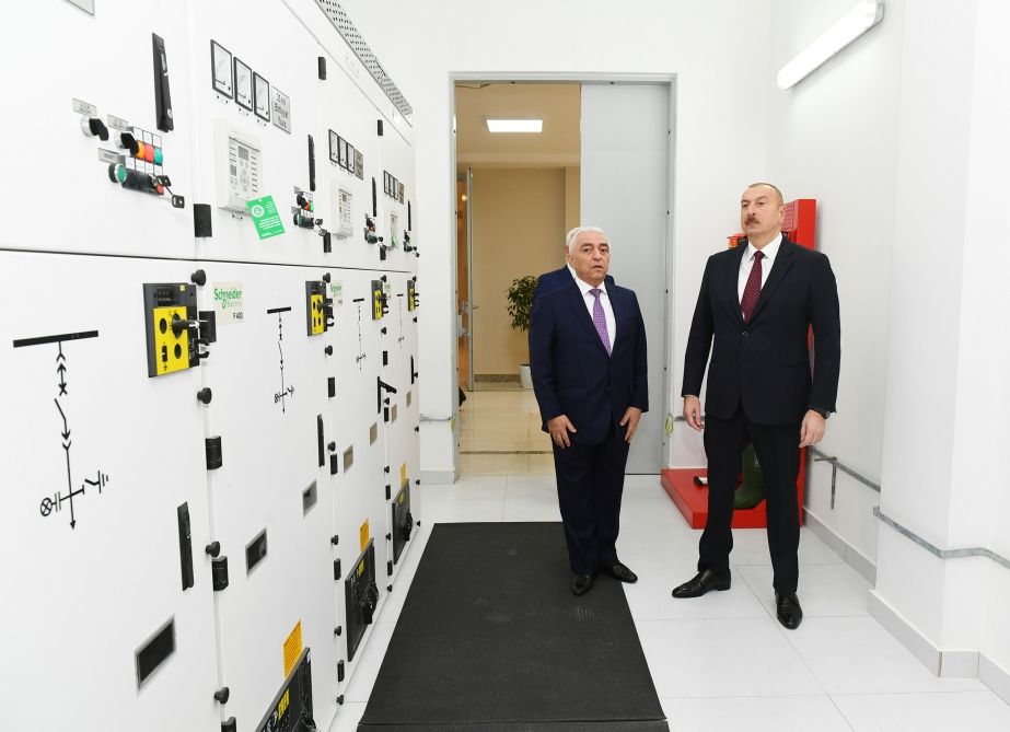 Azerbaijani president attends opening of Dubandi power sub-station (PHOTO)