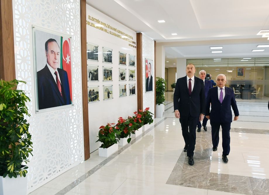 Azerbaijani president attends opening of Dubandi power sub-station (PHOTO)