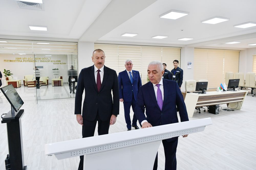 Azerbaijani president attends opening of Dubandi power sub-station (PHOTO)