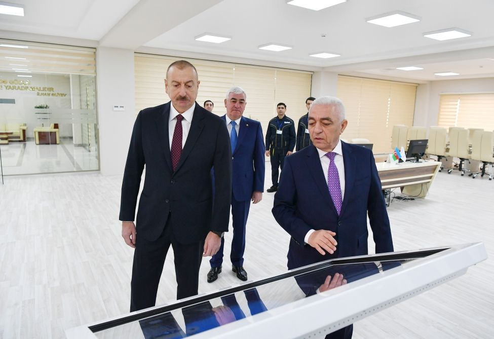 Azerbaijani president attends opening of Dubandi power sub-station (PHOTO)