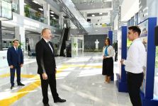 Президент Ильхам Алиев принял участие в церемонии открытия центра ASAN xidmət в Кюрдамире (ФОТО) (версия 2)