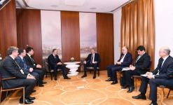 Президент Ильхам Алиев встретился в Мюнхене с президентом Молдовы Игорем Додоном (ФОТО)