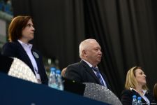 В Баку стартовал первый день Кубка мира по прыжкам на батуте и акробатической дорожке (ФОТО)