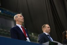В Баку стартовал первый день Кубка мира по прыжкам на батуте и акробатической дорожке (ФОТО)