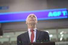 В Баку стартовал первый день Кубка мира по прыжкам на батуте и акробатической дорожке (ФОТО)