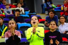 Emotions of fans at FIG World Cup in Trampoline Gymnastics & Tumbling in Baku (PHOTO)