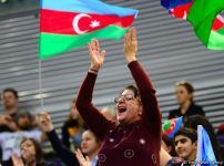 Emotions of fans at FIG World Cup in Trampoline Gymnastics & Tumbling in Baku (PHOTO)
