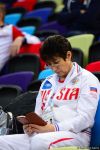 Emotions of fans at FIG World Cup in Trampoline Gymnastics & Tumbling in Baku (PHOTO)
