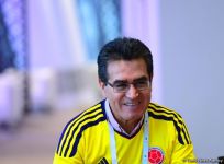 Colombian Ambassador meets athletes within FIG World Cup in Trampoline Gymnastics and Tumbling (PHOTO)