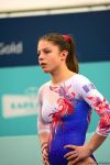 На Национальной арене гимнастики продолжаются соревнования в рамках Кубка мира по прыжкам на батуте и тамблингу (ФОТО)