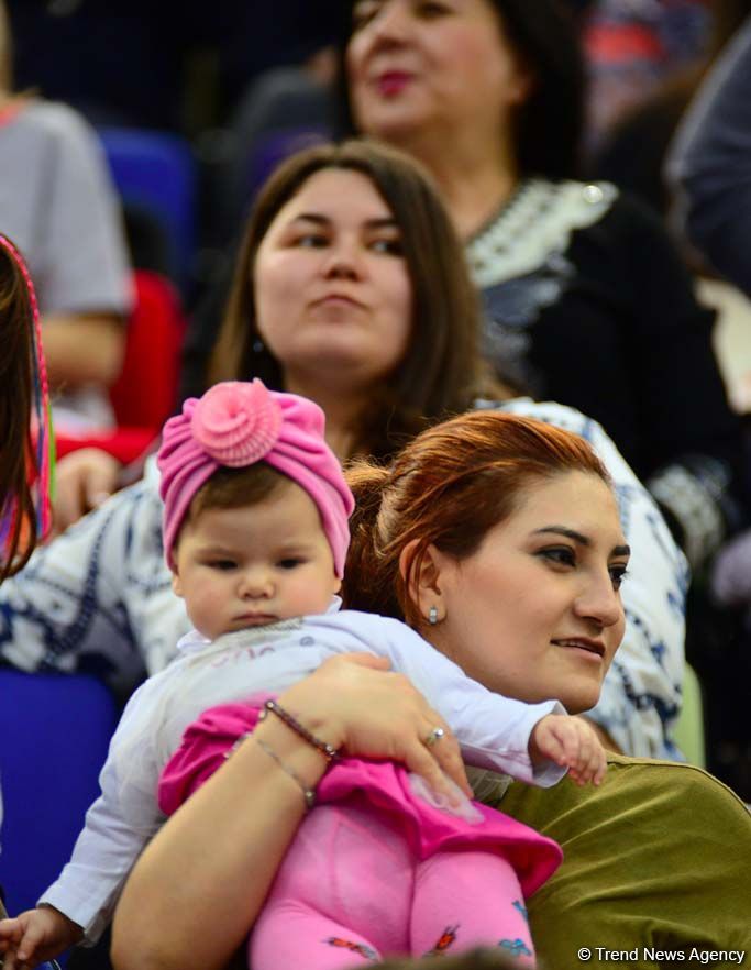 Emotions of fans at FIG World Cup in Trampoline Gymnastics & Tumbling in Baku (PHOTO)