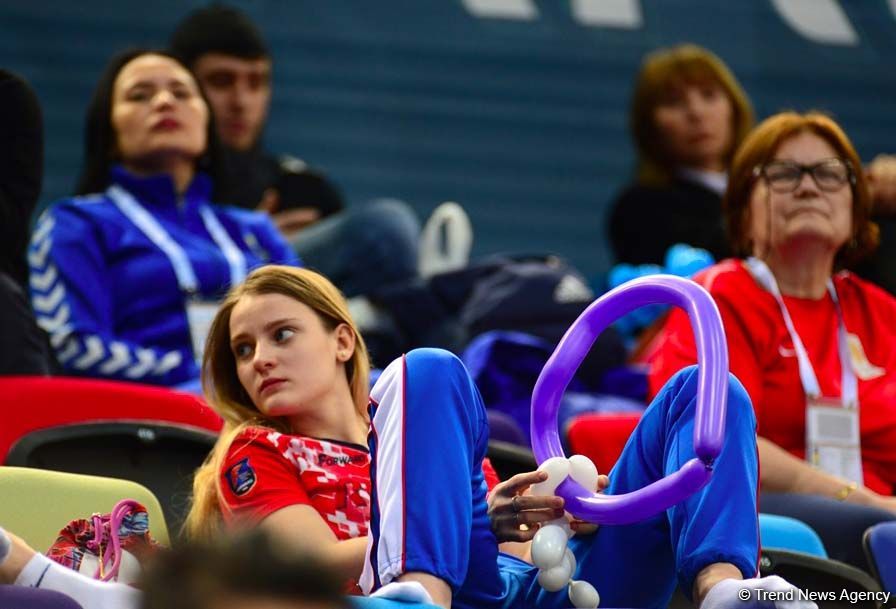 Emotions of fans at FIG World Cup in Trampoline Gymnastics & Tumbling in Baku (PHOTO)