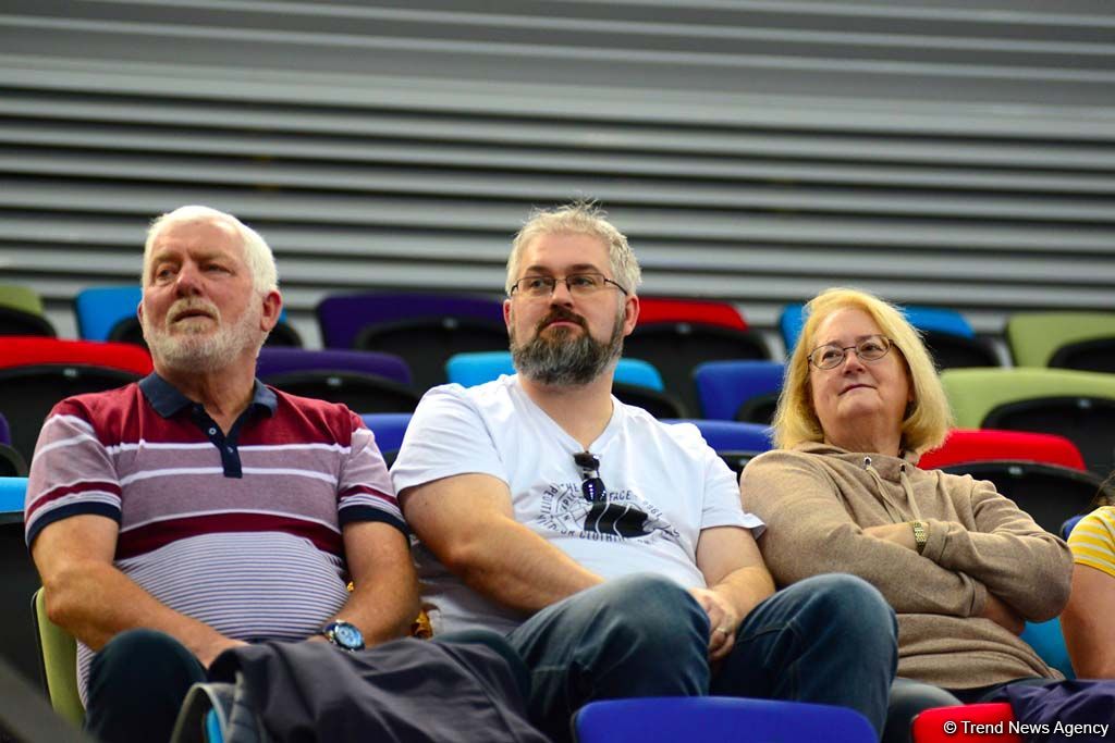 Emotions of fans at FIG World Cup in Trampoline Gymnastics & Tumbling in Baku (PHOTO)