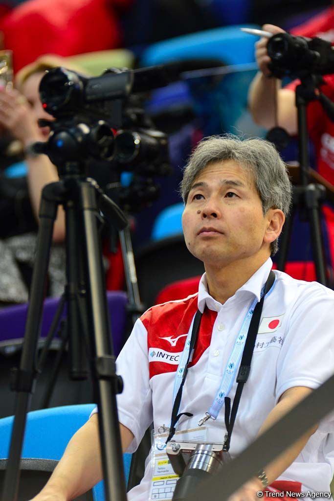 Emotions of fans at FIG World Cup in Trampoline Gymnastics & Tumbling in Baku (PHOTO)