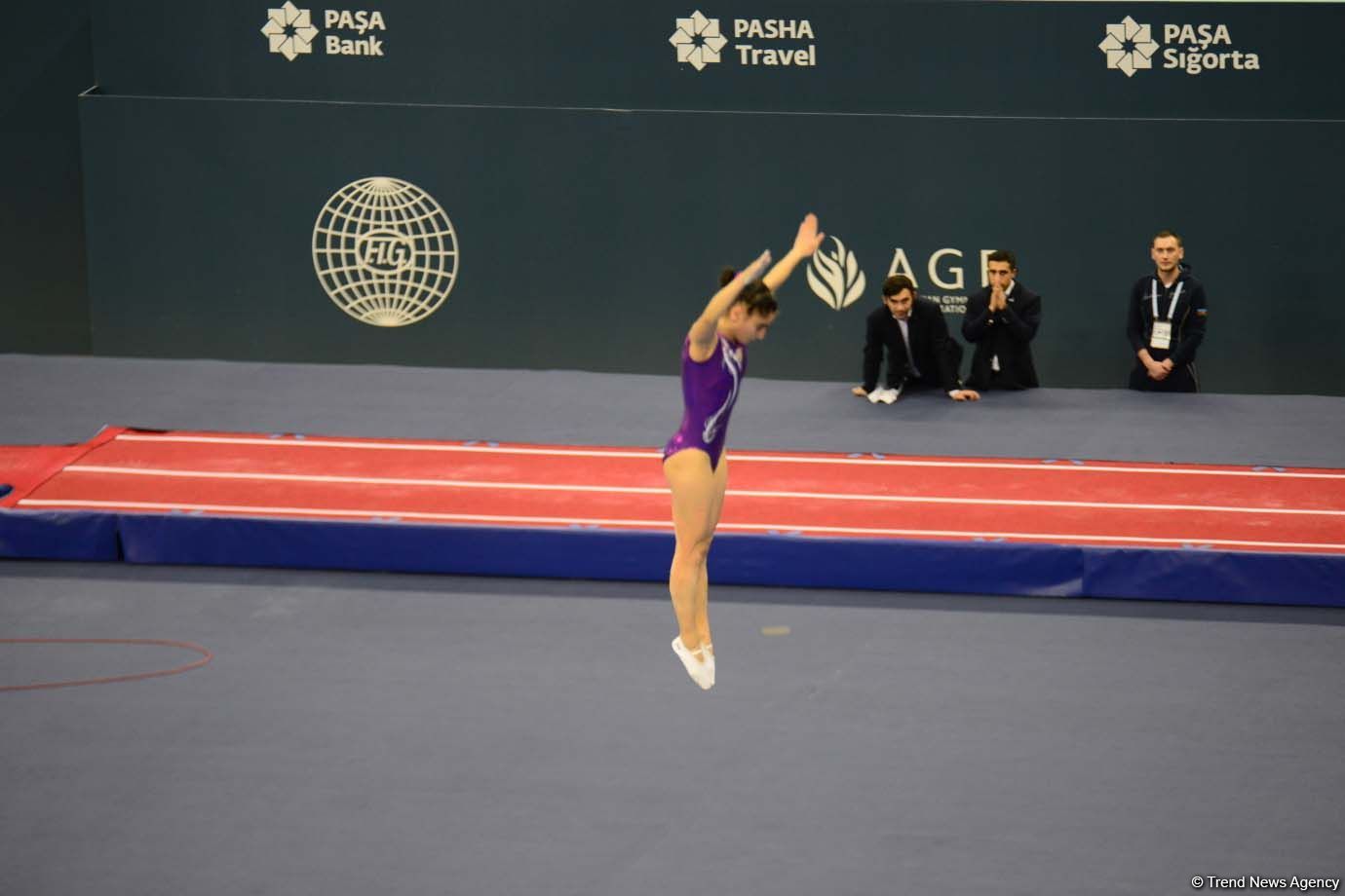 Азербайджанская гимнастка Сельджан Магсудова представила свою программу в рамках Кубка мира (ФОТО)