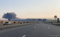 В Баку горит торговый центр "Садарак" (ФОТО)