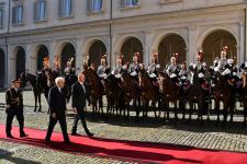 В Риме состоялась церемония официальной встречи Президента Ильхама Алиева (ФОТО/ВИДЕО)