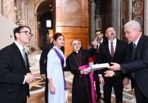 President Ilham Aliyev and first lady Mehriban Aliyeva viewed Sistine Chapel and St. Peter's Basilica in Vatican (PHOTO)