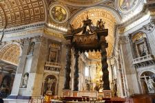 President Ilham Aliyev and first lady Mehriban Aliyeva viewed Sistine Chapel and St. Peter's Basilica in Vatican (PHOTO)