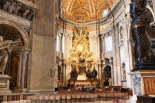 President Ilham Aliyev and first lady Mehriban Aliyeva viewed Sistine Chapel and St. Peter's Basilica in Vatican (PHOTO)