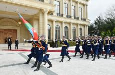 Official welcome ceremony held for Turkish President Recep Tayyip Erdogan in Baku (PHOTO)