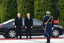 Official welcome ceremony held for Turkish President Recep Tayyip Erdogan in Baku (PHOTO)