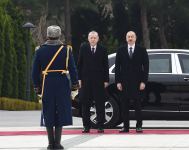 Official welcome ceremony held for Turkish President Recep Tayyip Erdogan in Baku (PHOTO)
