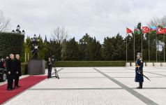 Official welcome ceremony held for Turkish President Recep Tayyip Erdogan in Baku (PHOTO)
