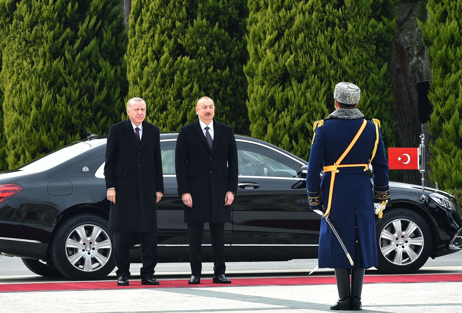 Official welcome ceremony held for Turkish President Recep Tayyip Erdogan in Baku (PHOTO)