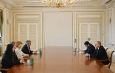 Президент Ильхам Алиев принял делегацию во главе с торговым посланником премьер-министра Великобритании по Азербайджану (ФОТО)