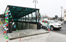 Президент Ильхам Алиев принял участие в открытии подземного пешеходного перехода на пересечении проспекта Гейдара Алиева и улицы Заки Мамедова в Баку (ФОТО)