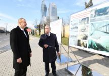 Президент Ильхам Алиев принял участие в открытии подземного пешеходного перехода на пересечении проспекта Гейдара Алиева и улицы Заки Мамедова в Баку (ФОТО)