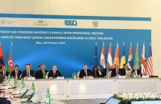 Президент Ильхам Алиев принял участие в VI заседании министров в рамках Консультативного совета "Южного газового коридора" (ФОТО)