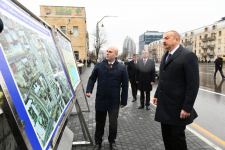 Президент Ильхам Алиев посетил новый парк, куда был перенесен памятник Шаху Исмаилу Хатаи (ФОТО) (версия 2)