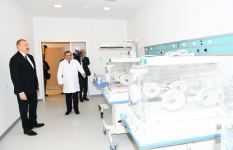 Президент Ильхам Алиев принял участие в открытии Геранбойской районной центральной больницы (ФОТО) (Версия 2)