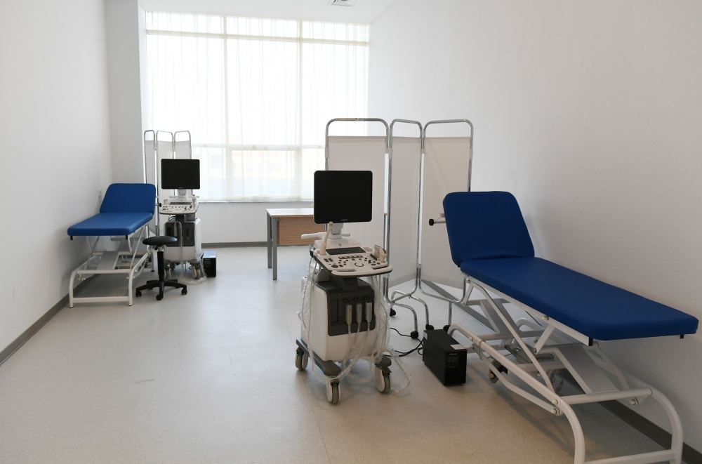 Azerbaijani President Ilham Aliyev inaugurates Goranboy District Central Hospital (PHOTO)