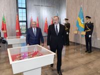 Президент Ильхам Алиев принял участие в открытии Музея государственных символов в Товузе (ФОТО)