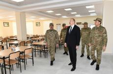 President Ilham Aliyev attended inauguration of Defense Ministry’s military unit (PHOTO)