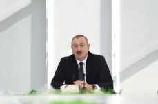 Президент Ильхам Алиев принял участие в открытии комплекса “ASAN Həyat” в Товузе (ФОТО)