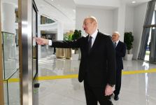 Президент Ильхам Алиев принял участие в открытии комплекса “ASAN Həyat” в Товузе (ФОТО)