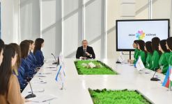 Президент Ильхам Алиев принял участие в открытии комплекса “ASAN Həyat” в Товузе (ФОТО)