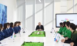 Президент Ильхам Алиев принял участие в открытии комплекса “ASAN Həyat” в Товузе (ФОТО)