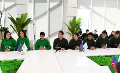 Президент Ильхам Алиев принял участие в открытии комплекса “ASAN Həyat” в Товузе (ФОТО)