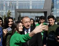 Президент Ильхам Алиев принял участие в открытии комплекса “ASAN Həyat” в Товузе (ФОТО)