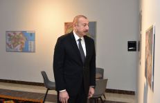 Президент Ильхам Алиев  принял участие в открытии историко-краеведческого музея в Товузе (ФОТО)