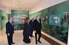 Президент Ильхам Алиев  принял участие в открытии историко-краеведческого музея в Товузе (ФОТО)