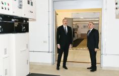 Президент Ильхам Алиев принял участие в открытии подстанции в Агстафе (ФОТО)